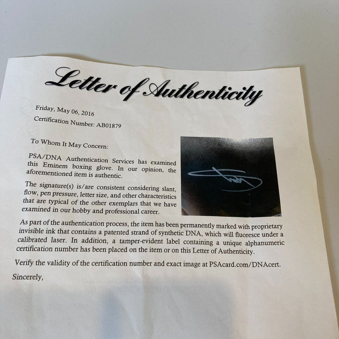 Eminem Signed Autographed Southpaw Boxing Glove PSA DNA COA