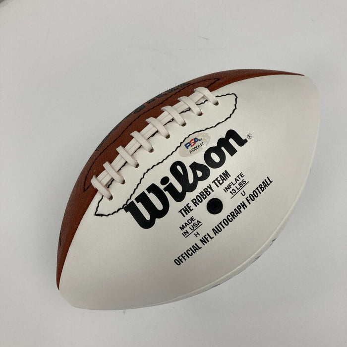 Super Bowl MVP Signed Football 21 Sigs Bart Starr Joe Montana Jerry Rice PSA DNA