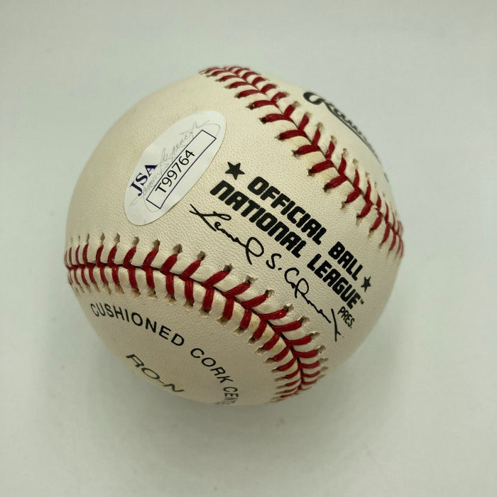 Orlando Cepeda HOF 1999 Signed Official National League Baseball JSA Sticker