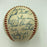 Beautiful 1957 Milwaukee Braves World Series Champs Team Signed Baseball JSA COA