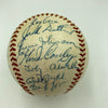 Beautiful 1957 Milwaukee Braves World Series Champs Team Signed Baseball JSA COA
