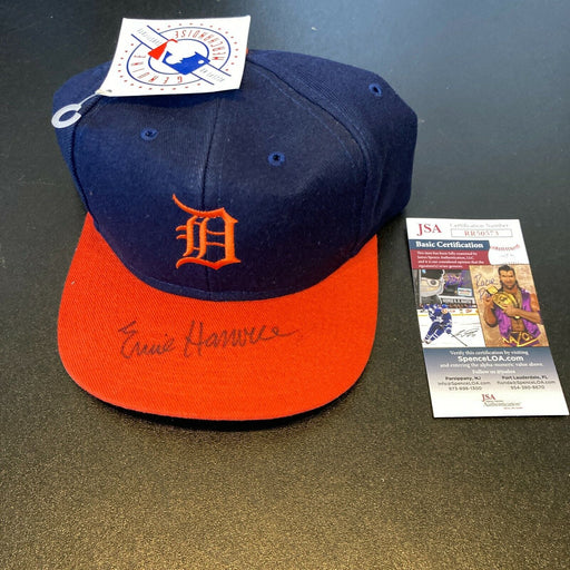 Ernie Harwell Signed Autographed Detroit Tigers Baseball Hat JSA COA