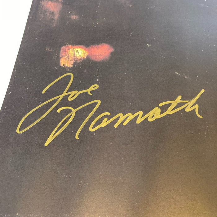 Joe Namath Signed 28x40 Broadway Joe Artist Proof Stephen Holland JSA COA