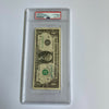 Frank Gifford Signed Autographed $1 One Dollar Bill PSA DNA COA NFL