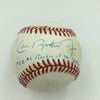 Vintage Cal Ripken Jr. 1982 Rookie Of The Year Signed Inscribed Baseball JSA COA