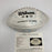 1987 Miami Hurricanes NCAA National Champions Team Signed Football JSA COA