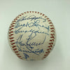 Beautiful Willie Mays Hank Aaron Hall Of Fame Legends Signed 1970's Baseball JSA