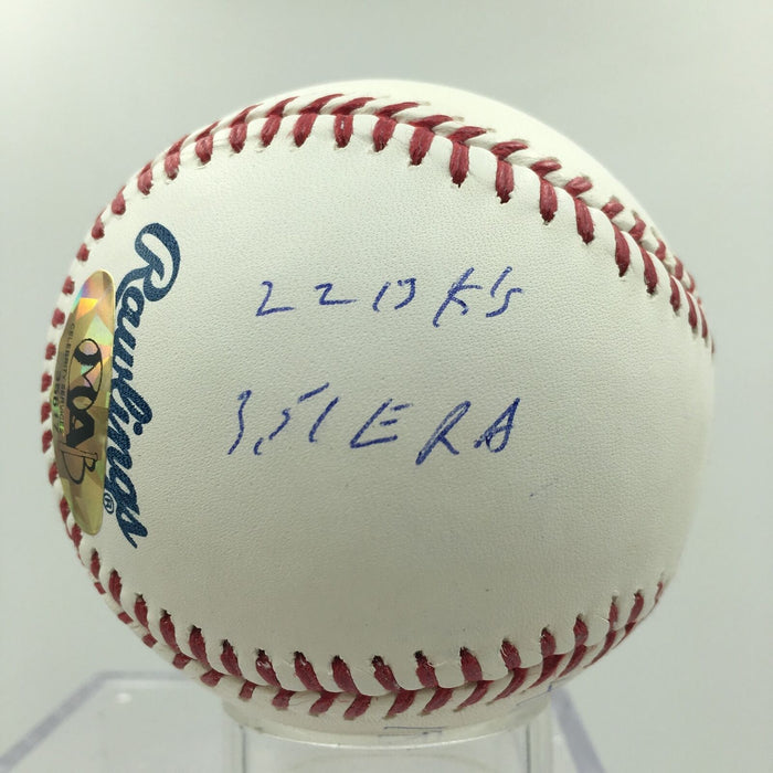 Dwight Doc Gooden Signed Heavily Inscribed MLB Baseball PSA DNA COA