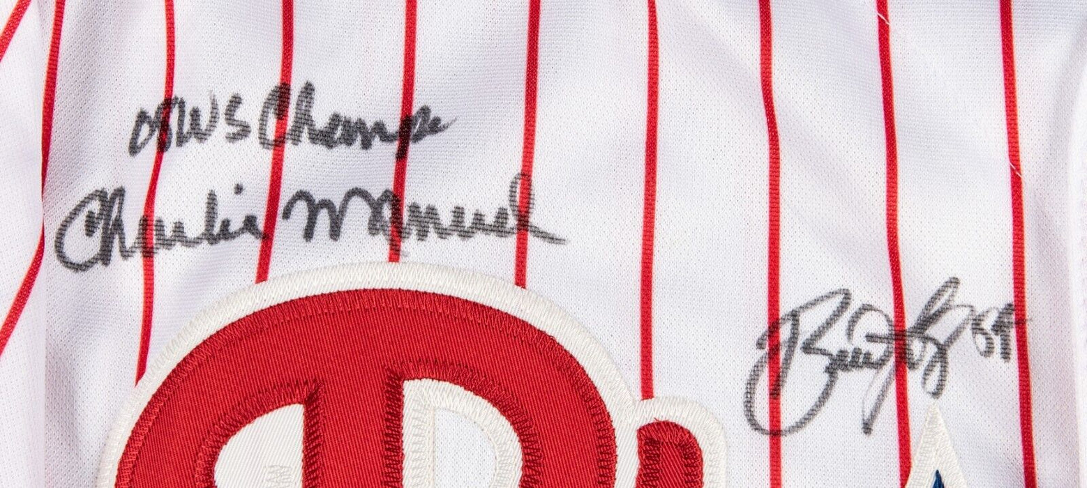 2008 Philadelphia Phillies World Series Champs Team Signed Jersey Beckett COA