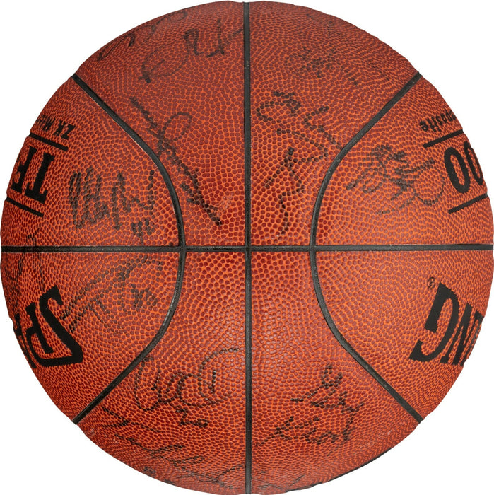 Tim Duncan Kevin Garnett 1999 Team USA Olympics Signed Basketball 19 Sig PSA DNA