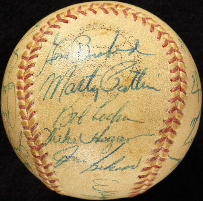 1969 Seattle Pilots Inaugural Season Team Signed Baseball Beckett COA
