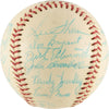 Beautiful 1966 Chicago Cubs Team Signed National League Baseball Ernie Banks JSA