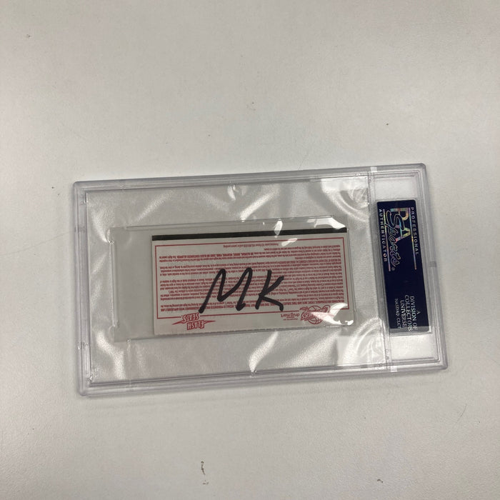Kevin Durant Signed Ticket Jan 25, 2015 VS Lebron James PSA DNA Auto