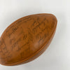 1969 Texas Longhorns National Champions Team Signed Football 55 Sigs Beckett COA