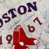 1967 Boston Red Sox AL Champs Team Signed Jersey Carl Yastrzemski 26 Sigs JSA