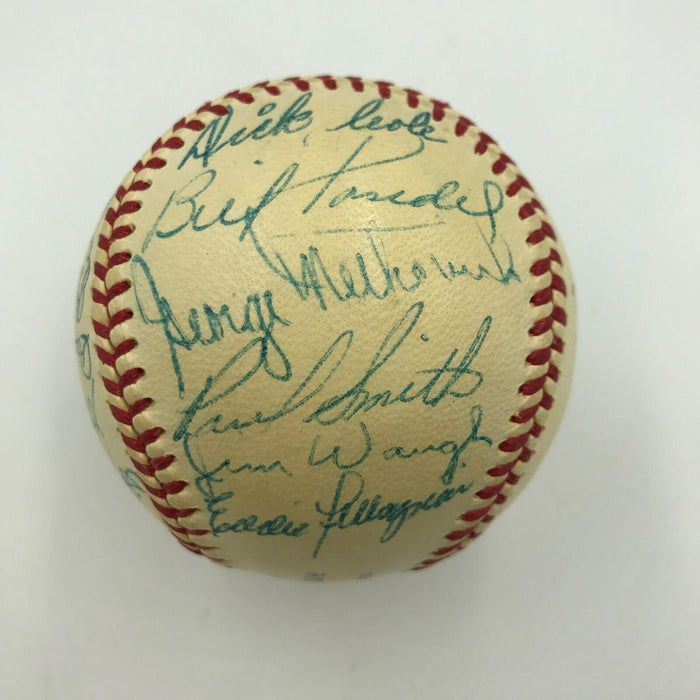 Beautiful 1953 Pittsburgh Pirates Team Signed National League Baseball PSA DNA