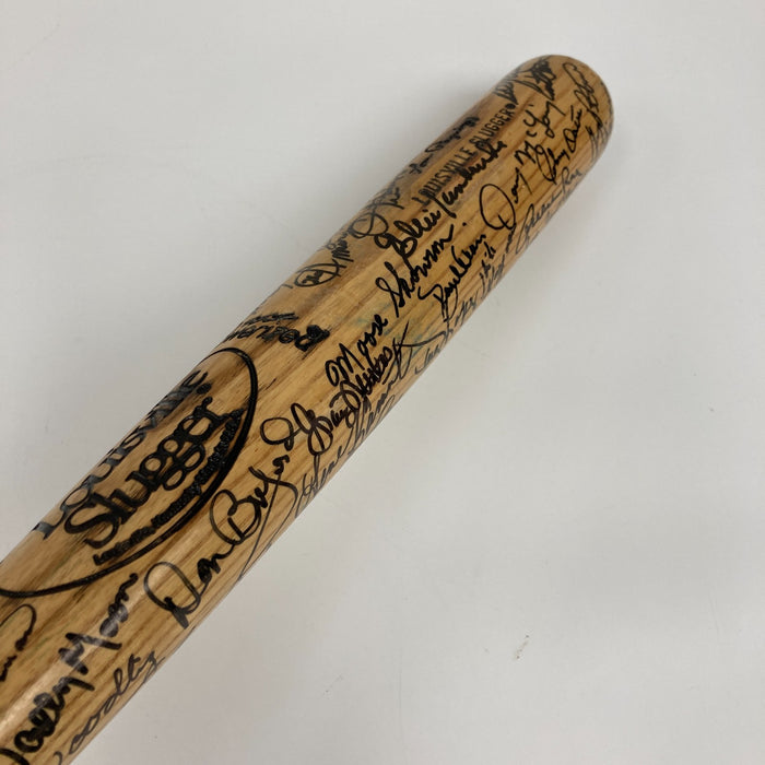 Hall Of Fame & Legends Multi Signed Baseball Bat 73 Sigs PSA DNA COA