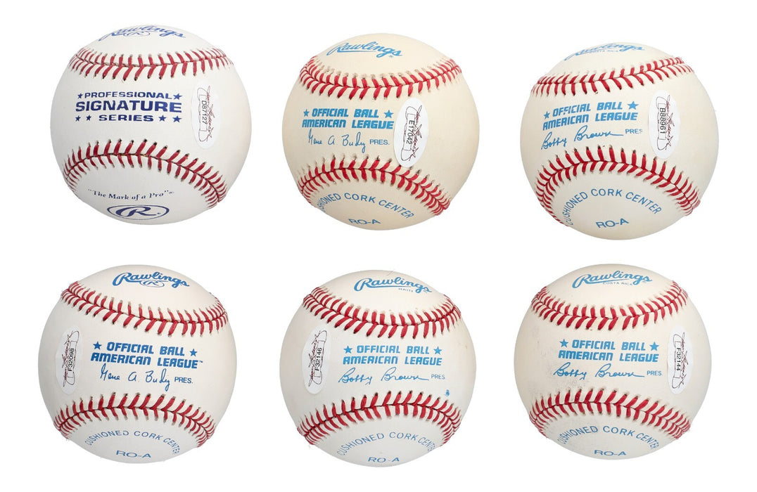 1950 New York Yankees WS Champs Team Signed Baseball Collection 35 Balls JSA COA