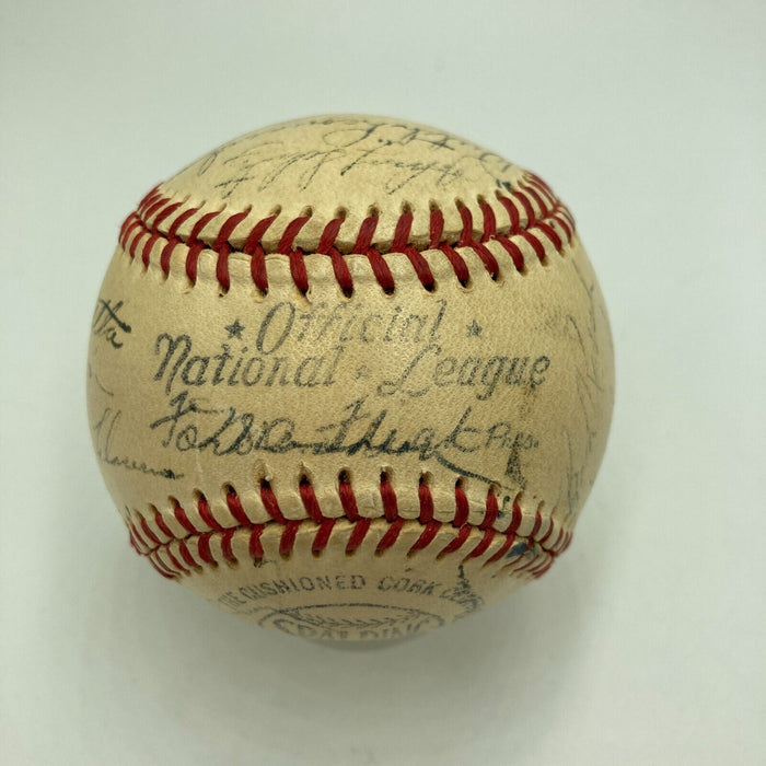 1949 Chicago Cubs Team Signed National League Ford Frick Baseball