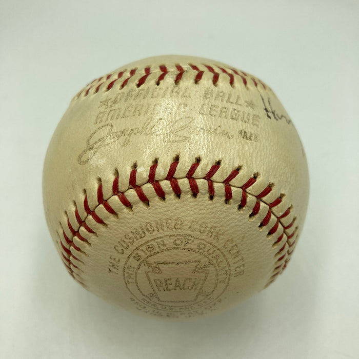 President Harry S. Truman Single Signed American League Baseball JSA COA