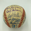 Willie Mays Hank Aaron Hall Of Fame Multi Signed Baseball 33 Sigs JSA COA