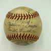 1945 World Series Signed Game Used Baseball Chicago Cubs Wrigley Field MEARS COA