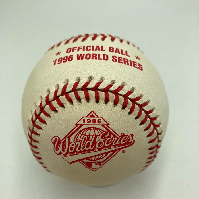 Tim Raines Signed Official 1996 World Series Baseball PSA DNA COA