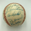 Stunning 1959 All Star Game Team Signed Baseball Hank Aaron Willie Mays JSA COA