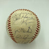 1970 Chicago Cubs Team Signed Vintage Spalding Cubs Baseball Ernie Banks JSA COA