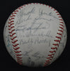 1966 Cleveland Indians Team Signed Vintage Baseball With JSA COA