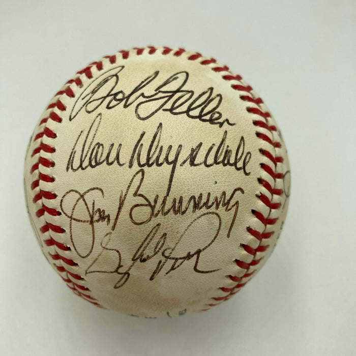 Sandy Koufax Nolan Ryan Tom Seaver Pitching Greats Multi Signed Baseball JSA COA