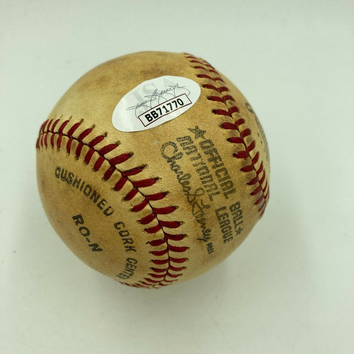 George Kelly Single Signed Baseball Rare Ballpoint Signature Hall Of Fame JSA