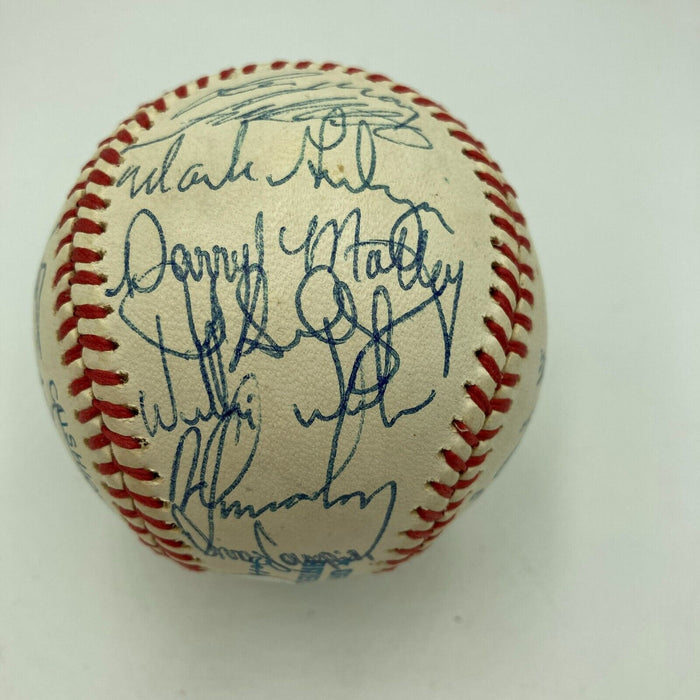1985 Kansas City Royals World Series Champs Team Signed Baseball With JSA COA