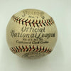 Hack Wilson Single Signed 1928 Official National League Baseball JSA COA RARE