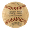 Pie Traynor Lefty Grove 1970's Hall Of Fame Induction Multi Signed Baseball PSA