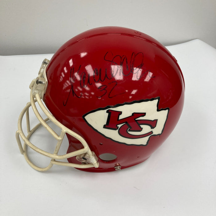 Marcus Allen 1990's Signed Game Used Kansas City Chiefs Helmet JSA COA