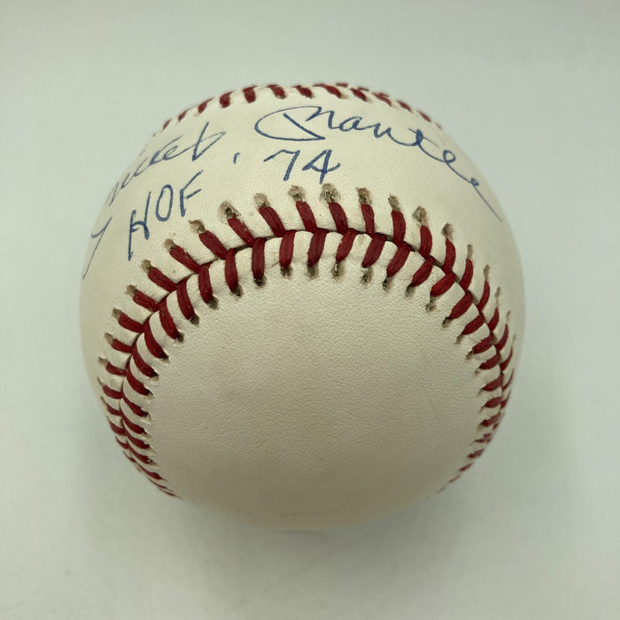 Mickey Mantle Hall Of Fame HOF 1974 Signed Baseball PSA DNA