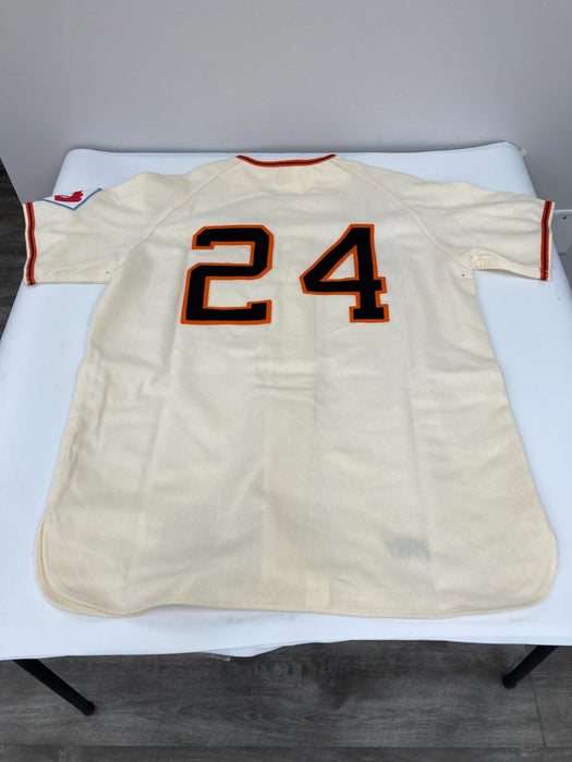 Willie Mays Signed 1951 New York Giants Mitchell & Ness Jersey PSA & JSA COA