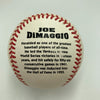 Beautiful Joe Dimaggio Signed American League Baseball PSA Graded MINT 9