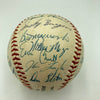 Stunning 1959 All Star Game Team Signed Baseball Hank Aaron Willie Mays JSA COA