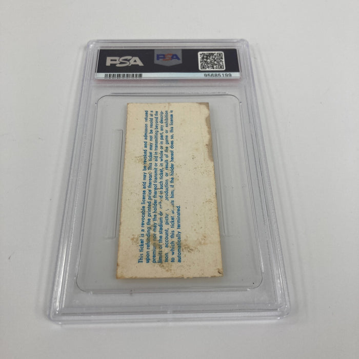 Larry Bird Signed 1979 NCAA Championship Elite 8 Ticket PSA 10 GEM MINT POP 3