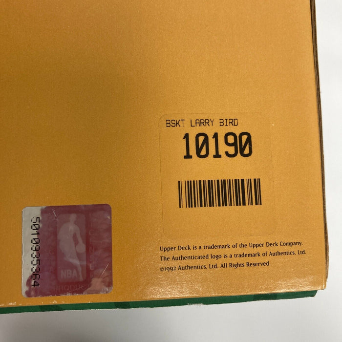 Larry Bird Signed Spalding Official NBA Game Basketball JSA & UDA Upper Deck COA