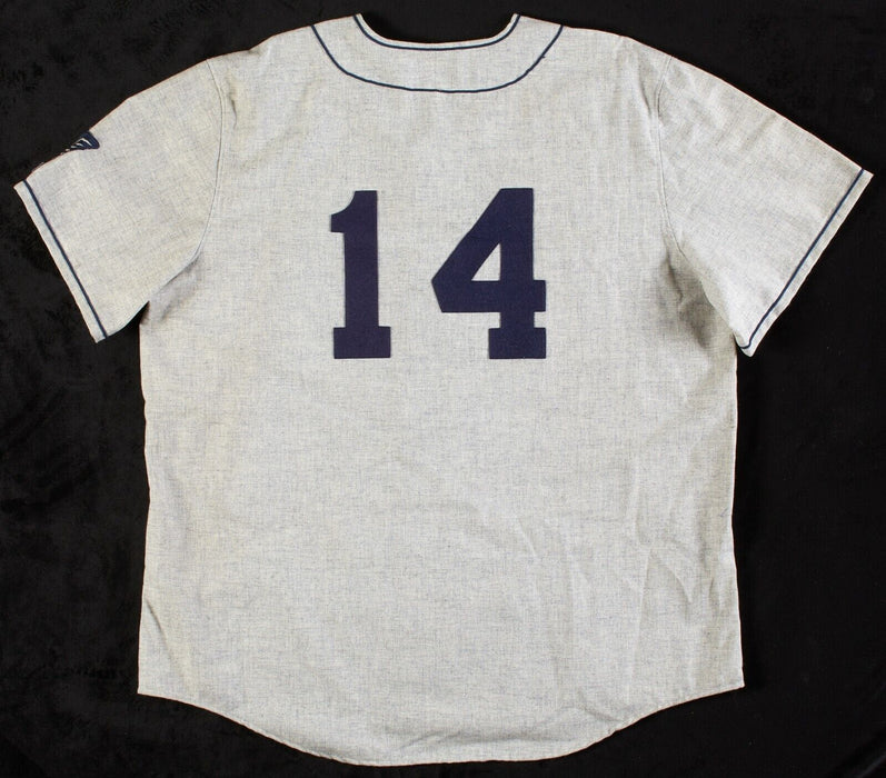 Negro League Legends Newark Eagles Signed Jersey (18 Sig) Larry Doby Beckett COA