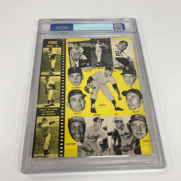 Mickey Mantle Signed 1962 Baseball Magazine Program PSA 10 GEM MINT Auto