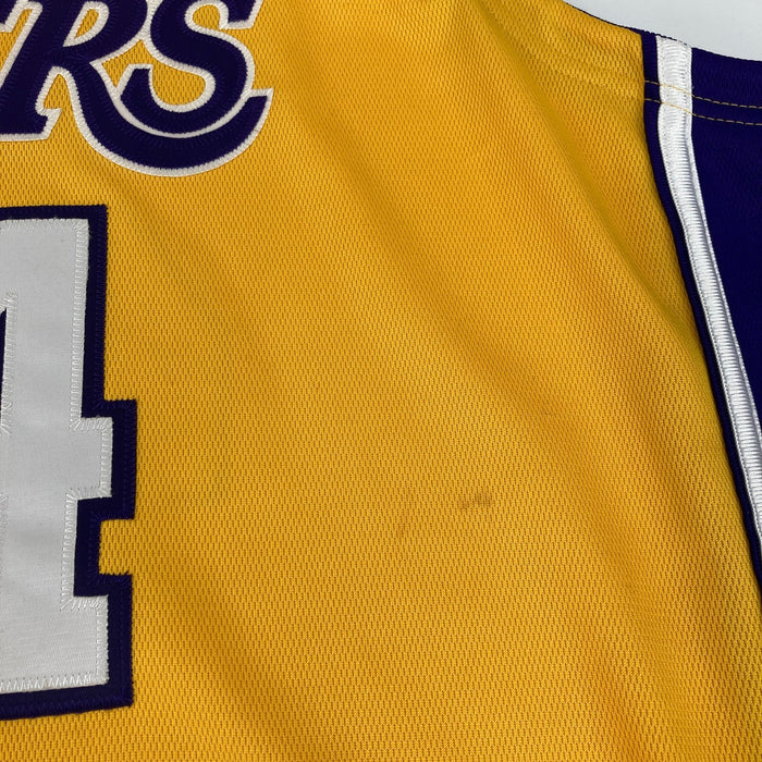 Kobe Bryant 2007-08 NBA MVP Signed Pro Cut Los Angeles Lakers Jersey UDA & JSA