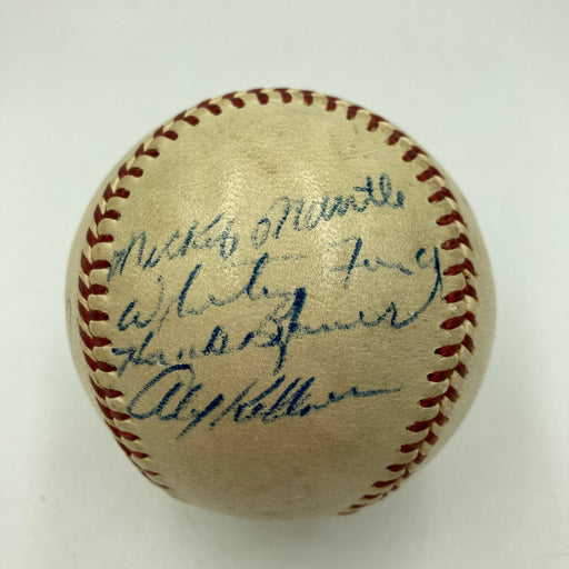 1954 All Star Game Team Signed Baseball Mickey Mantle & Ted Williams Beckett COA