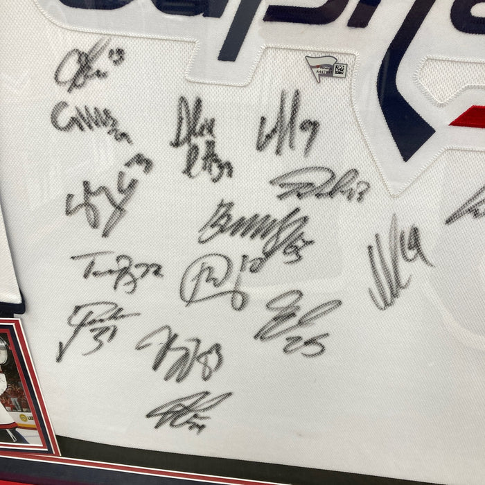 2017-2018 Washington Capitals Stanley Cup Champs Team Signed Jersey Fanatics COA