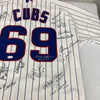 1969 Chicago Cubs Team Signed Authentic Jersey Ernie Banks 21 Sigs JSA COA