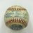 Beautiful 1937 Chicago White Sox Team Signed American League Baseball JSA COA
