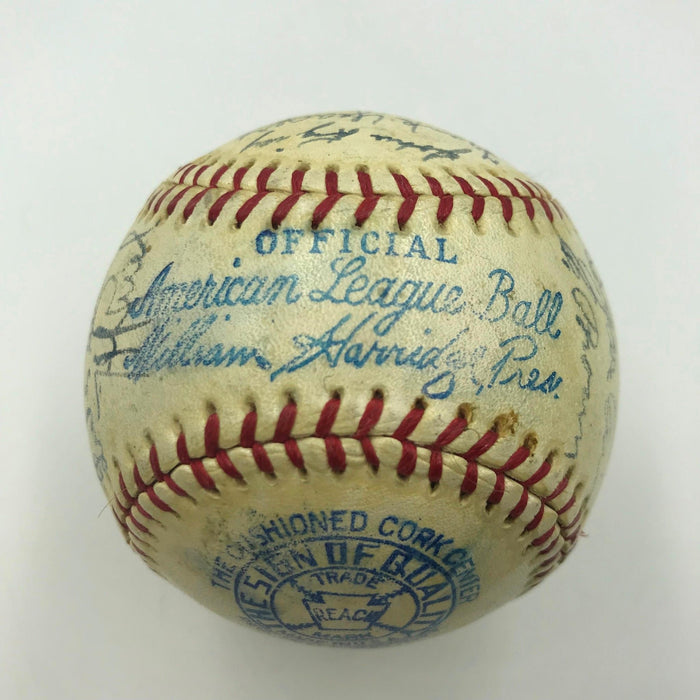 Beautiful 1937 Chicago White Sox Team Signed American League Baseball JSA COA